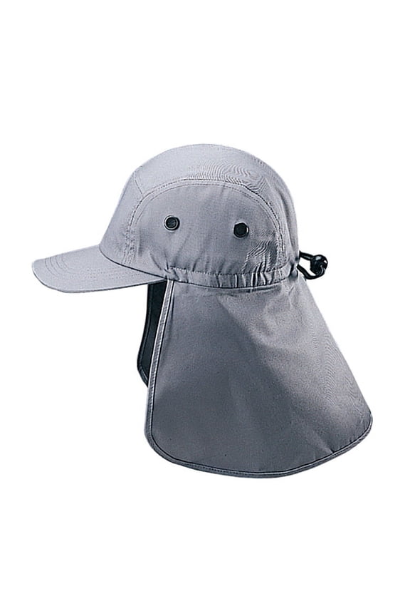 Top Headwear Twill Cap W/ Flap - Grey
