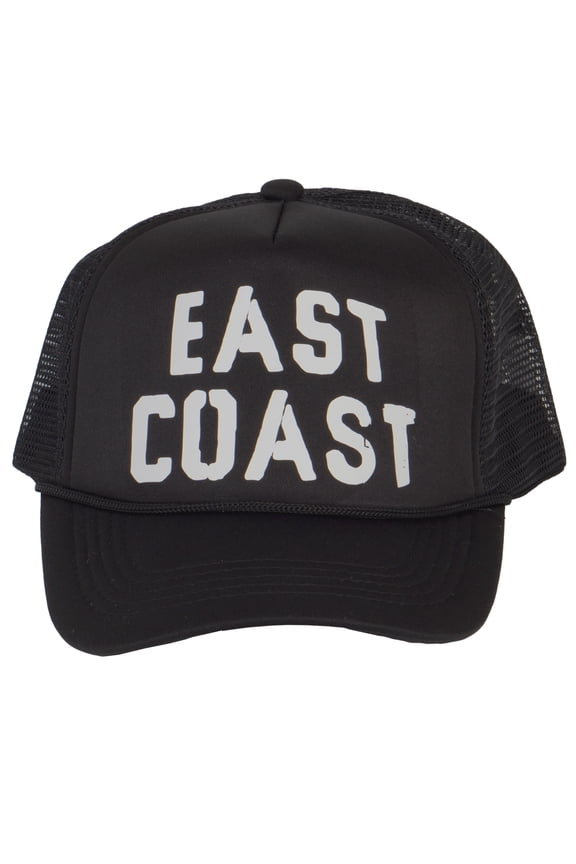 Top Headwear US Cities Trucker Hat - Custom Mesh Snapback Cap East Coast