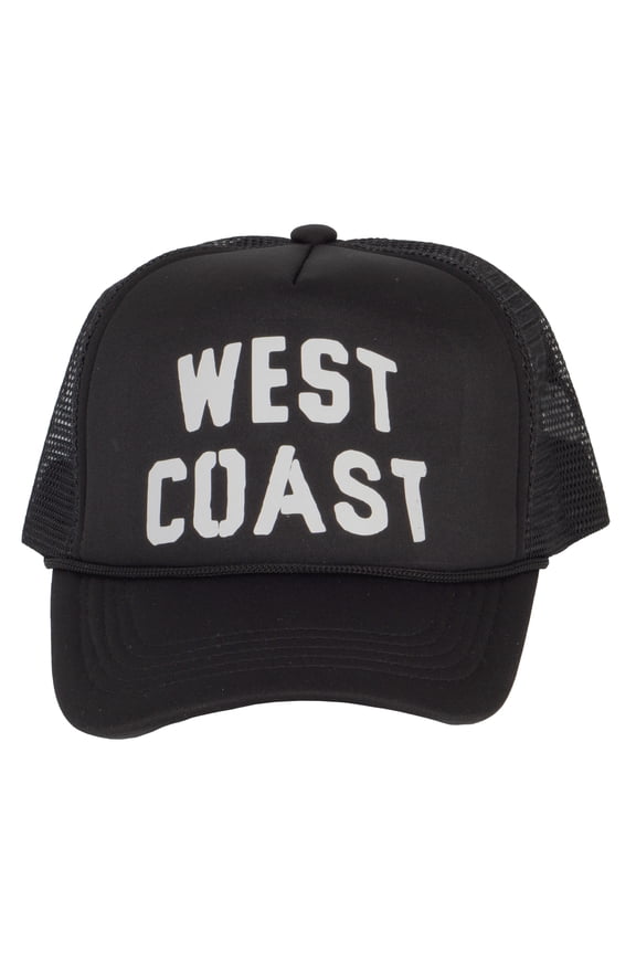Top Headwear US Cities Trucker Hat - Custom Mesh Snapback Cap West Coast