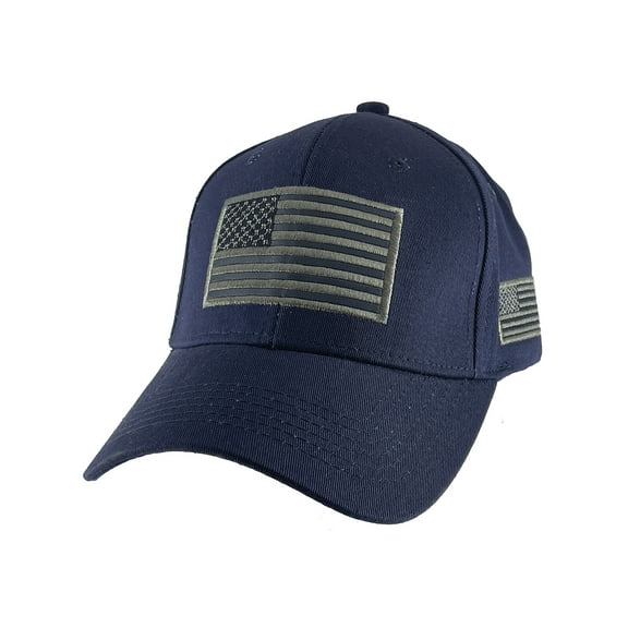 Top Headwear USA Double Patch Adjustable Baseball Cap - Navy