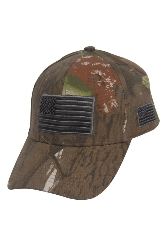 Top Headwear USA Double Patch Adjustable Baseball Cap - Tree Camo