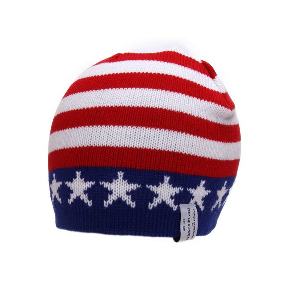 Top Headwear USA Flag Knitted Beanie