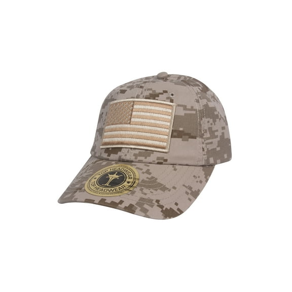 Top Headwear USA Patch Adjustable Trucker Cap - Digital Desert
