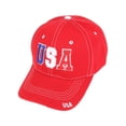 thumbnail image 1 of Top Headwear USA Patriotric Baseball Cap - Red, 1 of 1