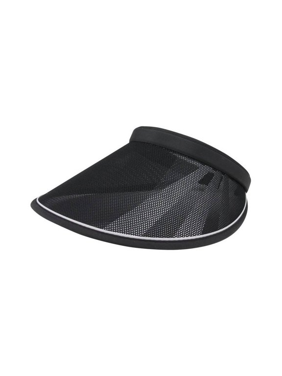 Top Headwear UV Protection Clip-on Visor - Black