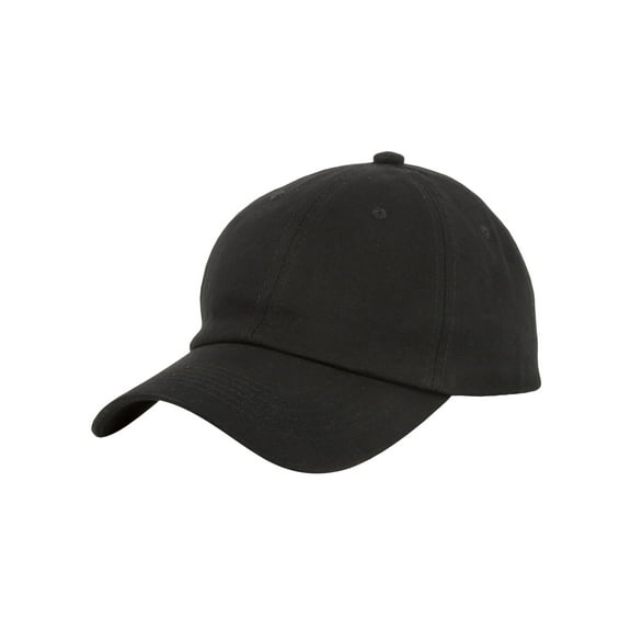 Top Headwear Unstructured Adjustable Dad Hat w/ Buckle - Black