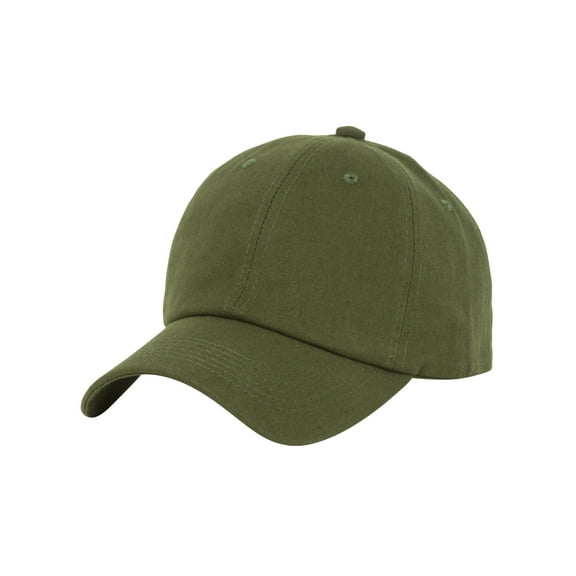 Top Headwear Unstructured Adjustable Dad Hat w/ Buckle - Olive