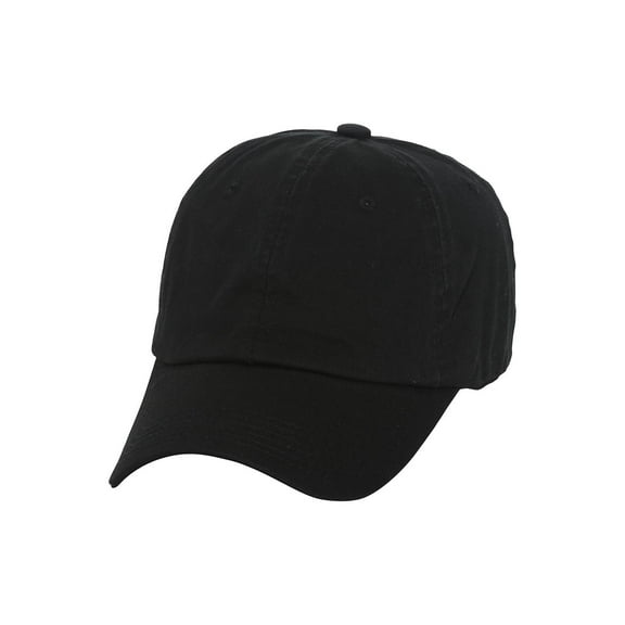 Top Headwear Unstructured Low Profile Hat Bucke, Black