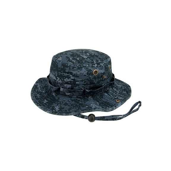 Top Headwear Washed Camouflage Twill Hunting Hat - Midnight Digital - X-Large