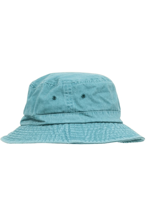 Top Headwear Washed Design Bucket Hat, Aqua M/L