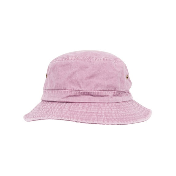Top Headwear Washed Design Bucket Hat, Pink M/L