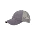 thumbnail image 1 of Top Headwear Washed Pigment Dyed Twill Trucker Cap - Light Grey, 1 of 1