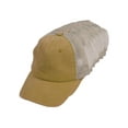 thumbnail image 1 of Top Headwear Wholesale Dozen Pigment Dyed Adjustable Trucker Hat, Gold/Khaki, 1 of 5