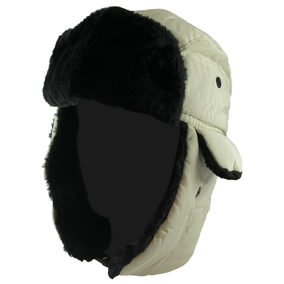 Top Headwear Winter Trapper Trooper Aviator Hat - Ivory