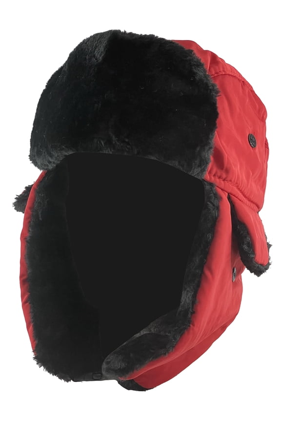 Top Headwear Winter Trapper Trooper Aviator Hat - Red