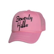 Top Headwear Womens Beverly Hills Trucker Hat - LA Snapback Cap, Pink