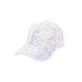thumbnail image 1 of Top Headwear Women's Full Sparkle Rhinestone Gem Bling Baseball Cap - White, 1 of 1