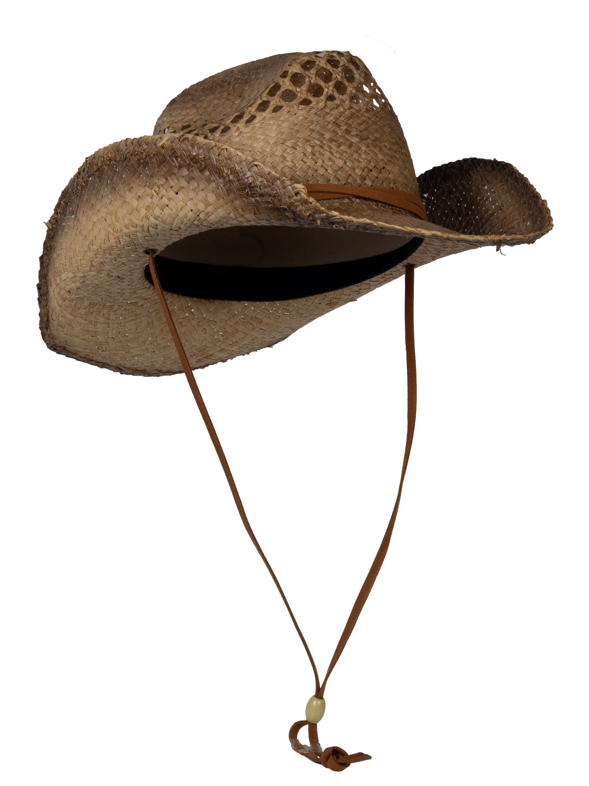 Top Headwear Women's Raffia Cowboy Hat Western Raffia Outback