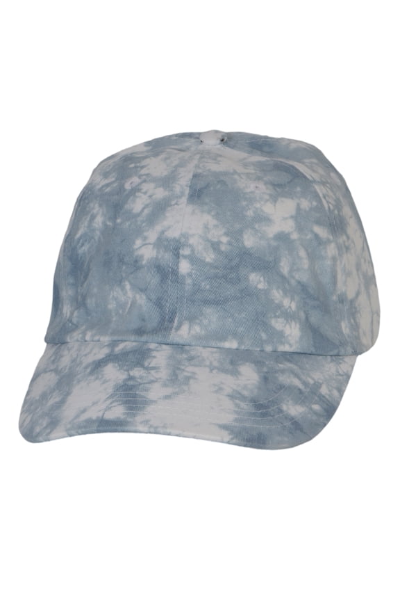 Top Headwear Women's Tie Dye Baseball Hat - Low Profile Cotton Dad Cap, Light Blue
