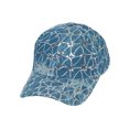 thumbnail image 1 of Top Headwear Womens Sequin Tie Dye Denim Fashion Baseball Cap - Denim, 1 of 4