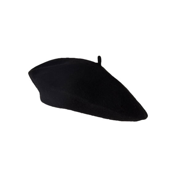 Top Headwear Wool Beret - Black