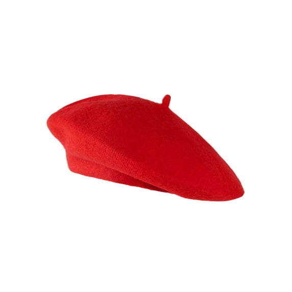 Top Headwear Wool Beret - Red