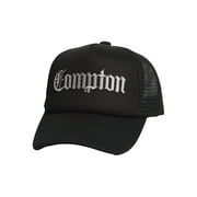 Top Headwear Youth Boys Kids Compton LA Snapback Trucker Cap Black