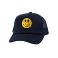 thumbnail image 1 of Top Headwear Youth Unisex Kids Snapback Smile Trucker Cap, Navy, 1 of 4