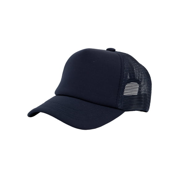 Top Headwear Youth Unisex Kids Snapback Trucker Cap, Navy