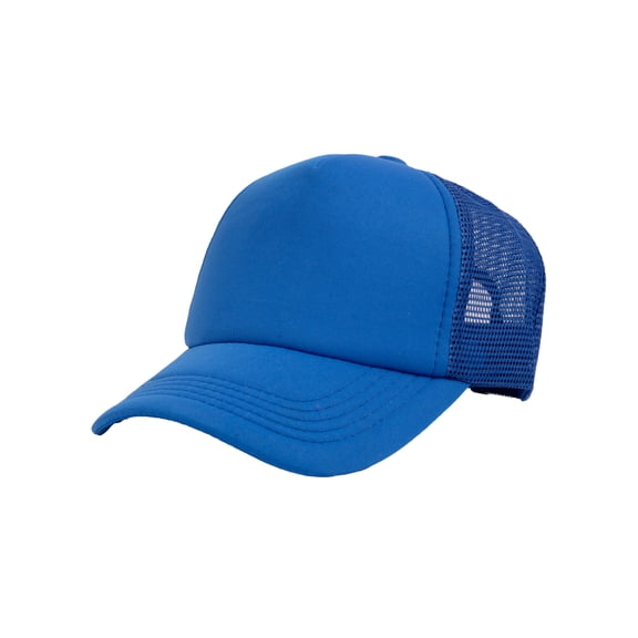 Top Headwear Youth Unisex Kids Snapback Trucker Cap, Royal