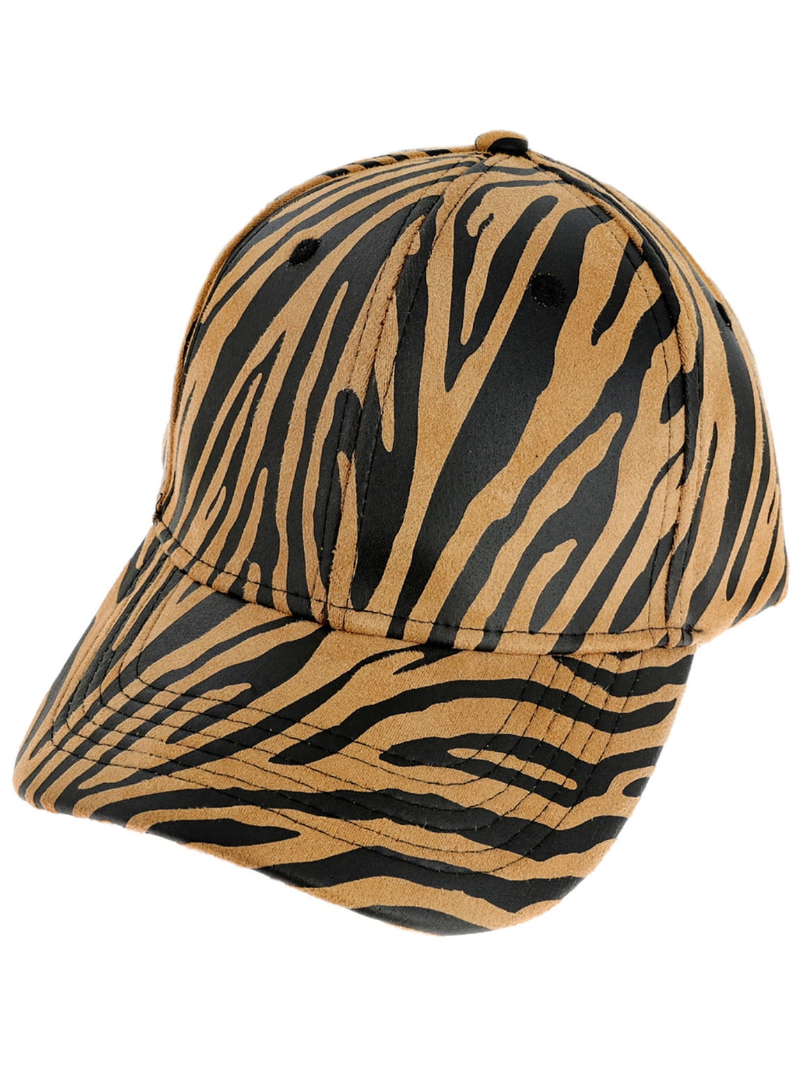 Top Headwear Zebra Print Baseball Cap - Brown - Walmart.com display picture 3