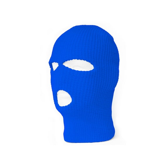Top Headwear's 3 Hole Face Ski Mask, Royal