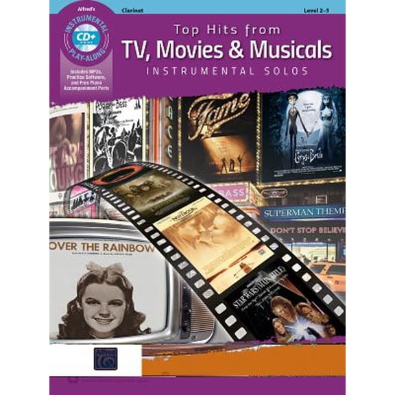 Pre-Owned Top Hits from TV, Movies & Musicals Instrumental Solos: Clarinet (Book & Online Media) (Top Hits Instrumental Solos) Paperback