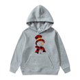 thumbnail image 1 of Top Kids Hoodie Christmas Long Sleeve Solid With Pocket Boys Sweatshirt Girls Winter Coat Outerwear Size 3-14 Years, 1 of 7
