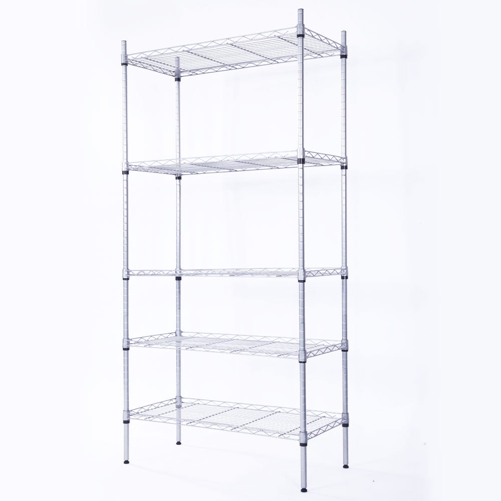 "Top Knobs 5Shelf Steel/Wired Garage Storage, 14""W x 30""D x 59""H