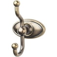 thumbnail image 1 of Top Knobs Ed2c Edwardian Bath Double Robe Hook - Bronze, 1 of 5