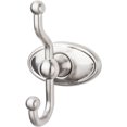 thumbnail image 1 of Top Knobs Ed2c Edwardian Bath Double Robe Hook - Nickel, 1 of 5