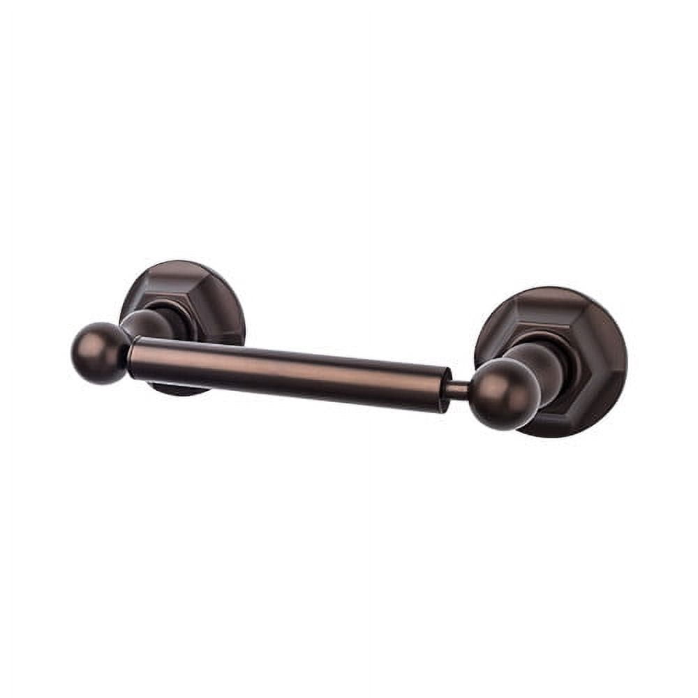 Top Knobs Toilet Paper Holder – Brushed Satin Nickel, Wall-Mounted Bathroom Tissue Hook