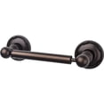 thumbnail image 1 of Top Knobs Ed3e Edwardian Bath Toilet Paper Holder Ribbon Backplate - Bronze, 1 of 5