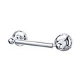 thumbnail image 1 of Top Knobs Ed3e Edwardian Bath Toilet Paper Holder Ribbon Backplate - Chrome, 1 of 5