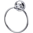 thumbnail image 1 of Top Knobs Ed5e Edwardian Bath Towel Ring Ribbon Backplate - Chrome, 1 of 2
