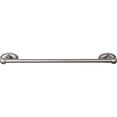 thumbnail image 1 of Top Knobs Ed6c Edwardian Bath 18" Single Towel Bar Oval Backplate - Grey, 1 of 5