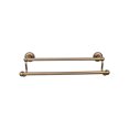 thumbnail image 1 of Top Knobs Ed9a Edwardian Bath 24" Double Towel Bar Beaded Backplate - Bronze, 1 of 4