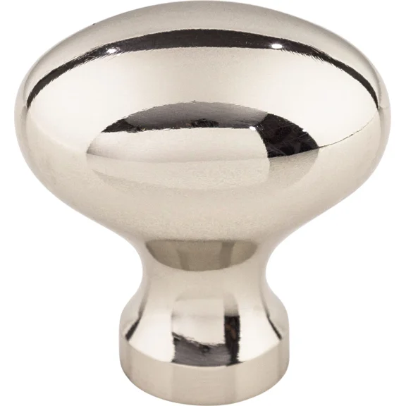 Top Knobs M1305 Egg Knob 1 1/4" Polished Nickel