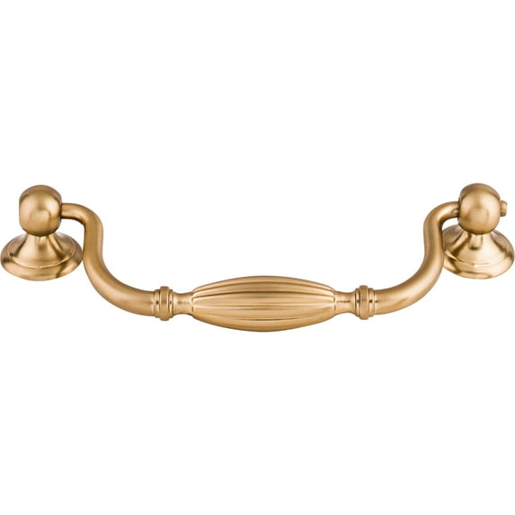 Top Knobs M1628 Tuscany 5-1/16" Center To Center Drop Cabinet Pull - Bronze