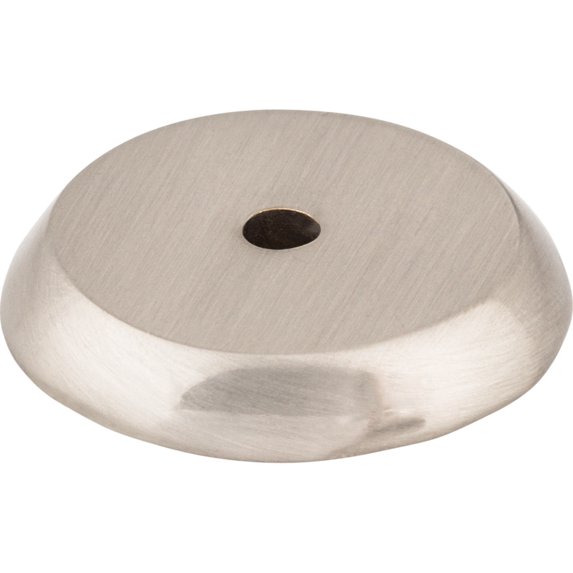 Top Knobs M2026 Rounded 1-1/4" Diameter Knob Backplate From The Aspen Ii Series - Nickel