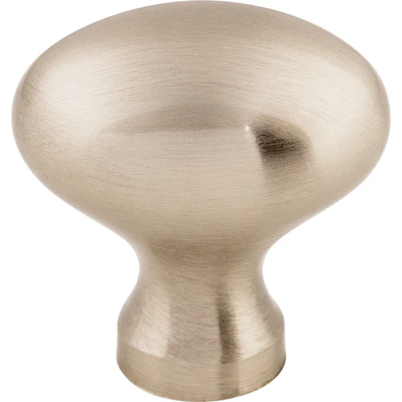 Top Knobs M370 Egg Knob 1 1/4" Brushed Satin Nickel
