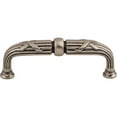 thumbnail image 1 of 3-3/4" CTC Ribbon & Reed D-Pull - Pewter Antique, 1 of 3