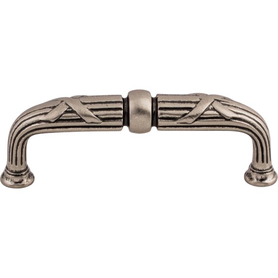 3-3/4" CTC Ribbon & Reed D-Pull - Pewter Antique