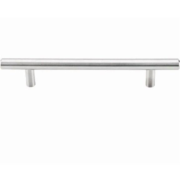 Top Knobs Ss4 Solid 5-1/16 Inch Center To Center Bar Cabinet Pull - Stainless